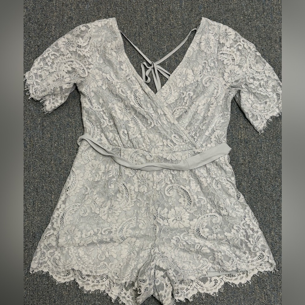 Women’s Trixxi Baby Blue Romper Size L
